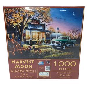 Harvest Moon 1000 Piece Jigsaw Puzzle Country Art by Chuck Black NEW Made in USA
